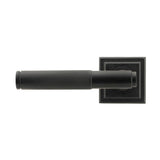 From The Anvil Door Furniture Matt Black / Square Rose From The Anvil - Matt Black Brompton Lever on Rose Set (Square)