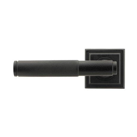 From The Anvil Door Furniture Matt Black / Square Rose From The Anvil - Matt Black Brompton Lever on Rose Set (Square)
