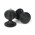 From The Anvil Door Furniture Matt Black / Mortice/Rim Knobs From The Anvil - Matt Black Heavy Beehive Mortice/Rim Knob Set