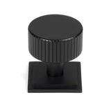From The Anvil Cabinet Hardware Matt Black / Cabinet Knobs / 32mm Dia. From The Anvil - Matt Black Judd Cabinet Knob - 32mm (Square)