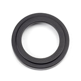 From The Anvil Door Furniture Matt Black / Mortice Key Profile Escutcheons From The Anvil - Matt Black Round Escutcheon (Art Deco)