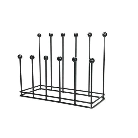 From The Anvil Home & Garden Matt Black / Boot Racks From The Anvil - Matt Black Six Pair Boot Rack