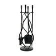 From The Anvil Home & Garden Matt Black / Companion Sets From The Anvil - Matt Black Spiral Companion Set - Avon Tools