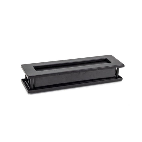 From The Anvil Door Furniture Matt Black / Sleeved Letterbox / 315 x 92mm From The Anvil - Matt Black Traditional Letterbox