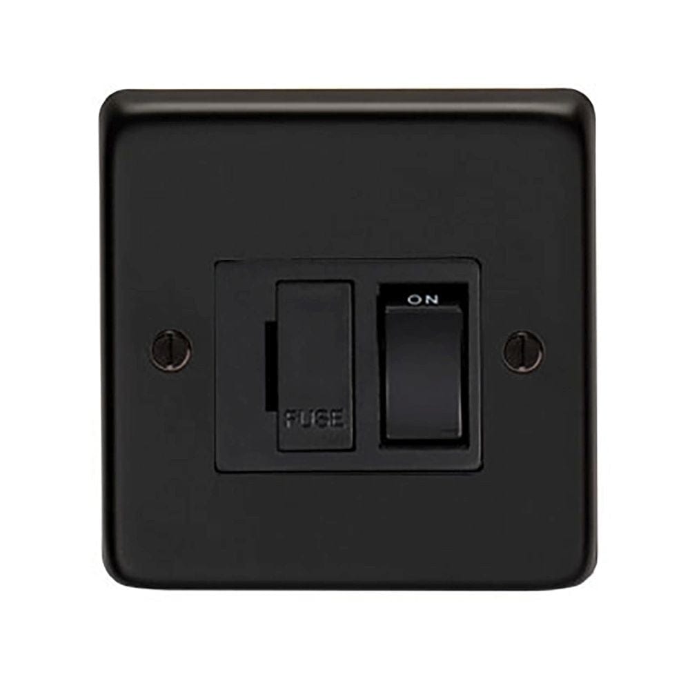 From The Anvil Electrical Matt Black / 13 Amp Fused Switch From The Anvil - MB 13 Amp Fused Switch