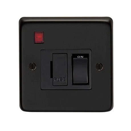 From The Anvil Electrical Matt Black / 13 Amp Fused Switch + Neon From The Anvil - MB 13 Amp Fused Switch + Neon
