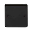 From The Anvil Electrical Matt Black / Single Blank Plate From The Anvil - MB Single Blank Plate