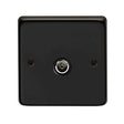From The Anvil Electrical Matt Black / TV From The Anvil - MB Single TV Socket