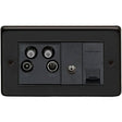 From The Anvil Electrical Matt Black / Sky Plus Socket From The Anvil - MB Sky Plus Socket