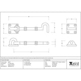 From The Anvil Accessories Natural Smooth / Cabin Hooks / 5" / 127mm From The Anvil - Natural Smooth 5" Cabin Hook