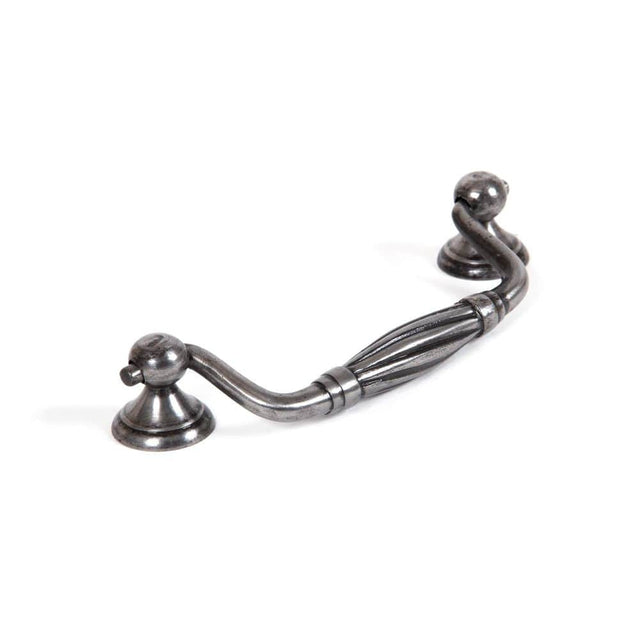 From The Anvil Cabinet Hardware Natural Smooth / Cabinet Drop Pulls From The Anvil - Natural Smooth Drop Handle
