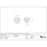 From The Anvil Cabinet Hardware Natural Smooth / Cabinet Knobs / Large From The Anvil - Natural Smooth Elan Cabinet Knob - Large