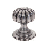 From The Anvil Cabinet Hardware Natural Smooth / Cabinet Knobs / Small From The Anvil - Natural Smooth Flower Cabinet Knob - Small