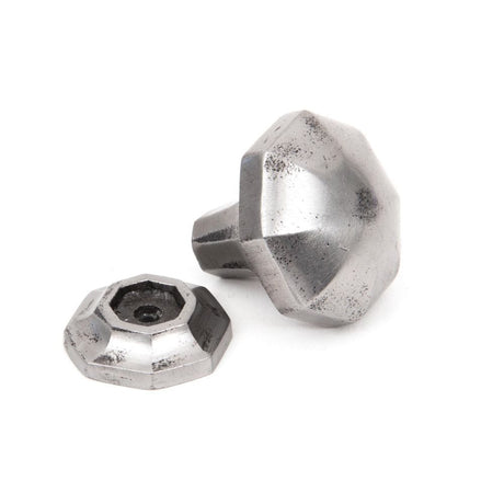From The Anvil Cabinet Hardware Natural Smooth / Cabinet Knobs / Small From The Anvil - Natural Smooth Octagonal Cabinet Knob - Small