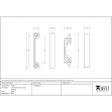 From The Anvil Locks & Latches Polished Nickel / Rebate Kits From The Anvil - Nickel Ã‚Â½" Rebate Kit Latch and Deadbolt