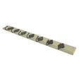 From The Anvil Accessories Beeswax / Coat Hooks on Plate From The Anvil - Olive Green Cottage Coat Rack
