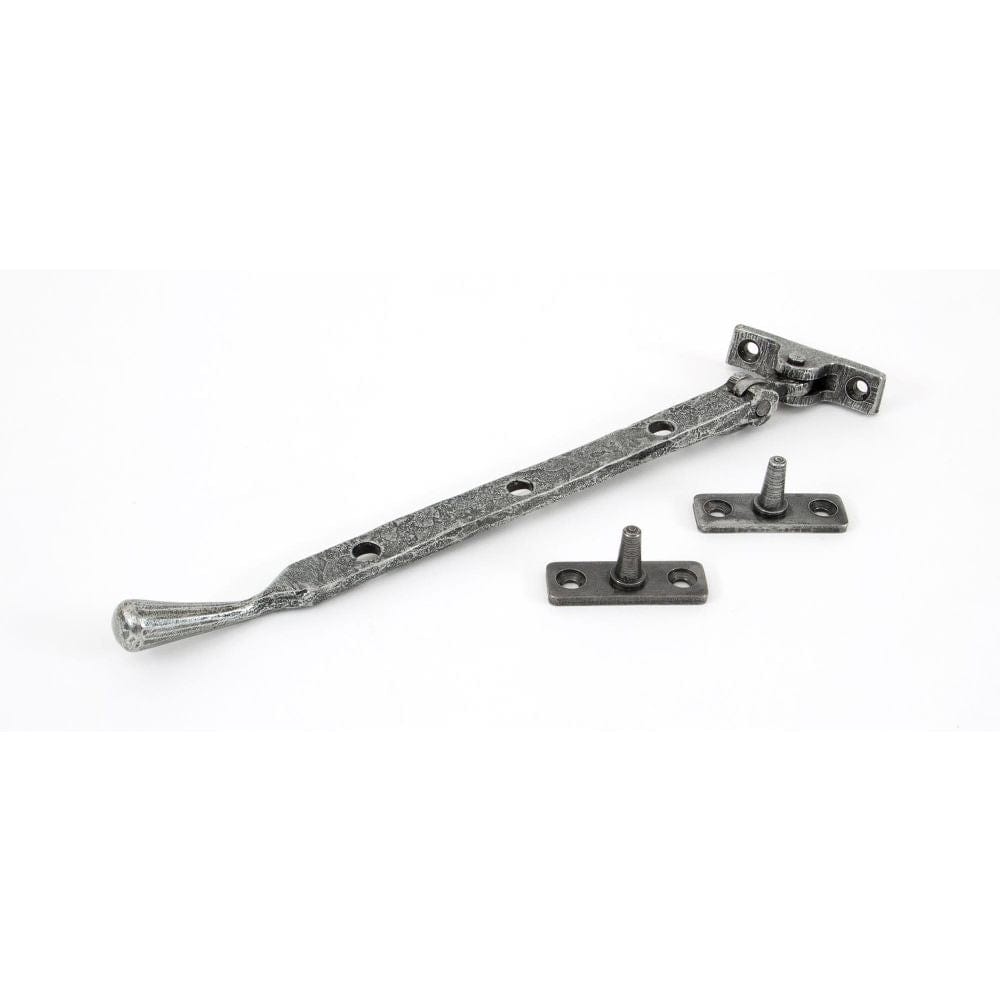 From The Anvil Window Furniture Pewter Patina / 10"/250mm From The Anvil - Pewter 10" Peardrop Stay