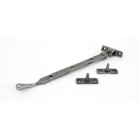 From The Anvil Window Furniture Pewter Patina / 10"/250mm From The Anvil - Pewter 10" Peardrop Stay