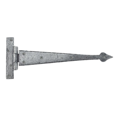 From The Anvil Hinges Pewter Patina / Tee Hinges / 12" (304mm) From The Anvil - Pewter 12" Arrow Head T Hinge (pair)