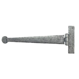 From The Anvil Hinges Pewter Patina / Tee Hinges / 12" (304mm) From The Anvil - Pewter 12" Penny End T Hinge (pair)