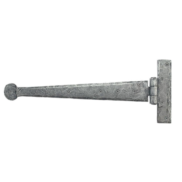 From The Anvil Hinges Pewter Patina / Tee Hinges / 12" (304mm) From The Anvil - Pewter 12" Penny End T Hinge (pair)