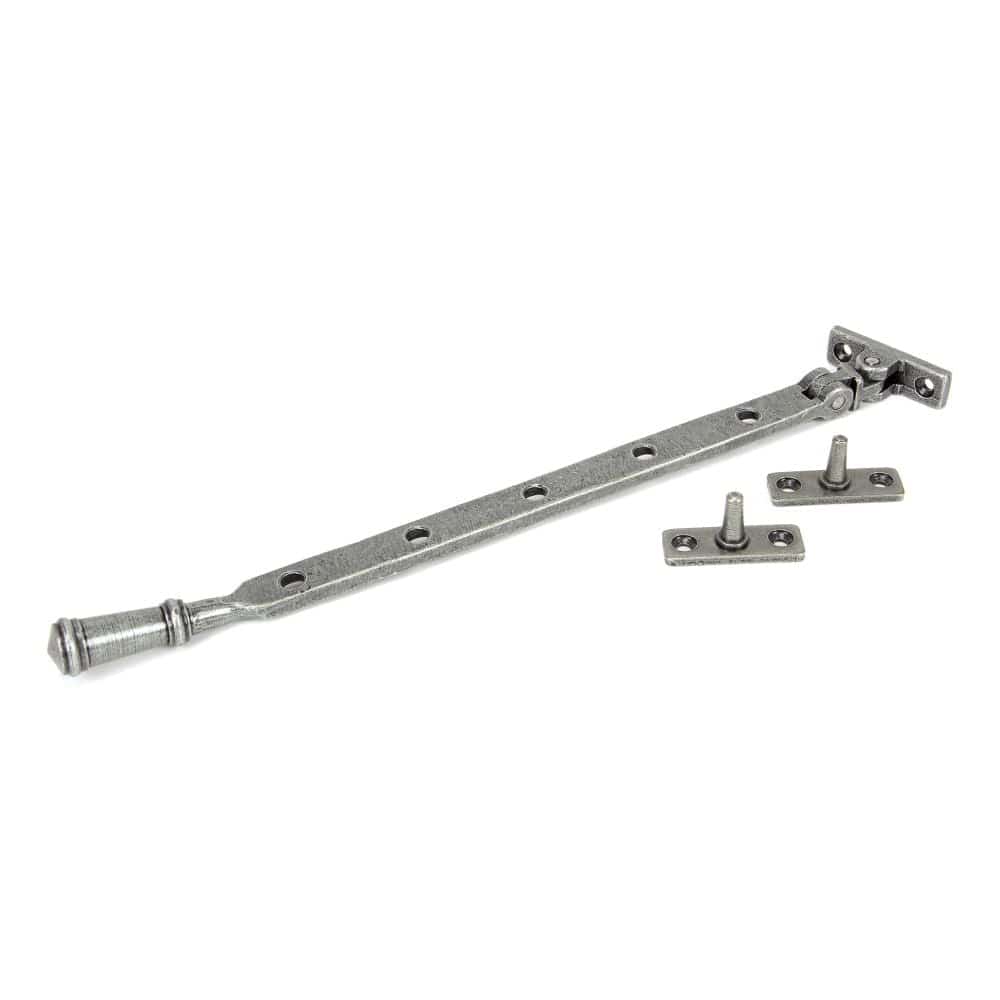 From The Anvil Window Furniture Pewter Patina / 12"/300mm From The Anvil - Pewter 12" Regency Stay