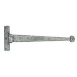 From The Anvil Hinges Pewter Patina / Tee Hinges / 15" (381mm) From The Anvil - Pewter 15" Penny End T Hinge (pair)