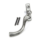 From The Anvil Window Furniture Pewter Patina / Left Hand / Yes From The Anvil - Pewter 16mm Peardrop Espag - LH