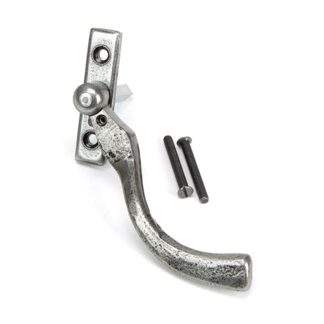 From The Anvil Window Furniture Pewter Patina / Right Hand / Yes From The Anvil - Pewter 16mm Peardrop Espag - RH