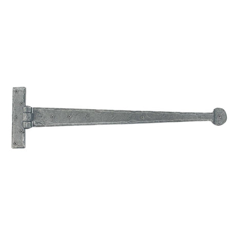 From The Anvil Hinges Pewter Patina / Tee Hinges / 18" (457mm) From The Anvil - Pewter 18" Penny End T Hinge (pair)
