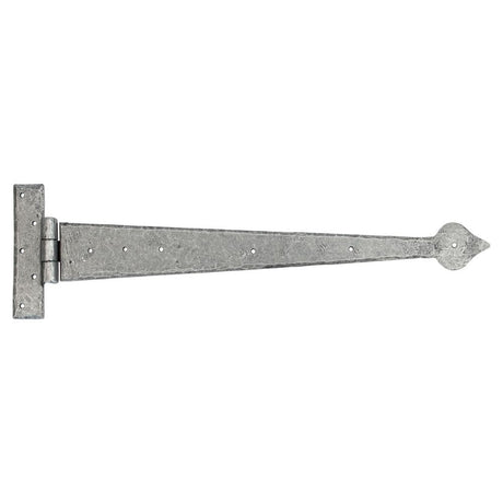 From The Anvil Hinges Pewter Patina / Tee Hinges / 22" (559mm) From The Anvil - Pewter 22" Arrow Head T Hinge (pair)