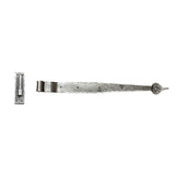 From The Anvil Hinges Pewter Patina / Hook & Band Hinges / 4" x (102mm) From The Anvil - Pewter 24" Hook & Band Hinge - Cranked (pair)