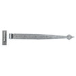 From The Anvil Hinges Pewter Patina / Hook & Band Hinges / 4" x (102mm) From The Anvil - Pewter 24" Hook & Band Hinge (pair)