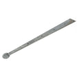 From The Anvil Hinges Pewter Patina / Hinge Fronts / 4" x (102mm) From The Anvil - Pewter 24" Penny End Hinge Front (pair)