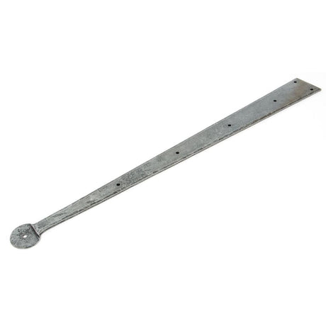 From The Anvil Hinges Pewter Patina / Hinge Fronts / 4" x (102mm) From The Anvil - Pewter 24" Penny End Hinge Front (pair)