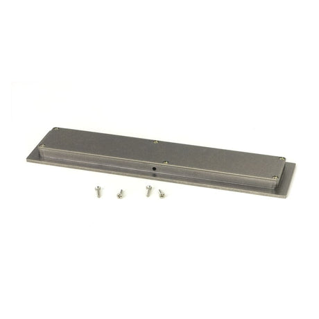 From The Anvil Door Furniture Pewter Patina / Flush Handle / Rectangular From The Anvil - Pewter 250mm Plain Rectangular Pull