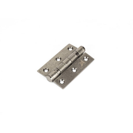 From The Anvil Hinges Pewter Patina / Ball Bearing Hinges / 3" (76mm) From The Anvil - Pewter 3" Ball Bearing Butt Hinge (Pair) ss