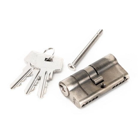 From The Anvil Locks & Latches Pewter Patina / Euro Double Cylinders / 30 x 30mm From The Anvil - Pewter 30/30 5pin Euro Cylinder