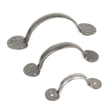 From The Anvil Door Furniture Pewter Patina From The Anvil - Pewter 4" Bean D Handle