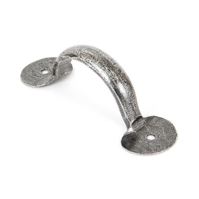 From The Anvil Door Furniture Pewter Patina From The Anvil - Pewter 4" Bean D Handle