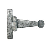 From The Anvil Hinges Pewter Patina / Tee Hinges / 4" x (102mm) From The Anvil - Pewter 4" Penny End T Hinge (pair)