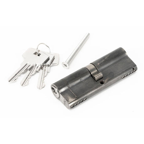From The Anvil Locks & Latches Pewter Patina / Euro Double Cylinders / 45 x 45mm From The Anvil - Pewter 45/45 5pin Euro Cylinder