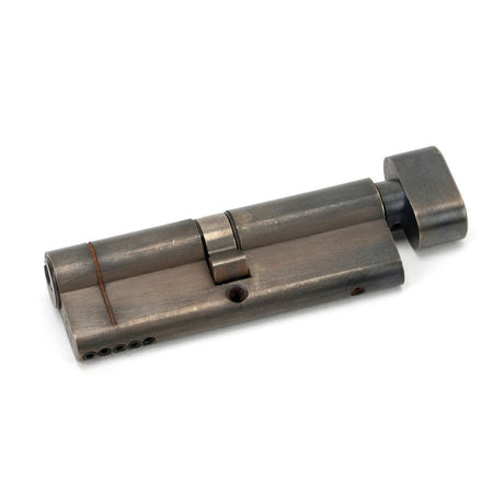 From The Anvil Locks & Latches Pewter Patina / Euro Cylinder & Turn / 45 x 45mm From The Anvil - Pewter 45/45 5pin Euro Cylinder/Thumbturn