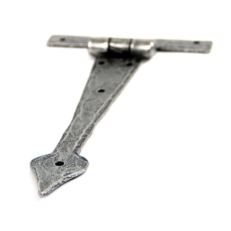 From The Anvil Hinges Pewter Patina / Tee Hinges / 6" (152mm) From The Anvil - Pewter 6" Arrow Head T Hinge (pair)
