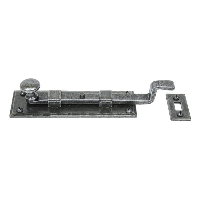From The Anvil Accessories Pewter Patina / Cranked Surface Bolts / 150mm / 6" From The Anvil - Pewter 6" Cranked Knob Bolt