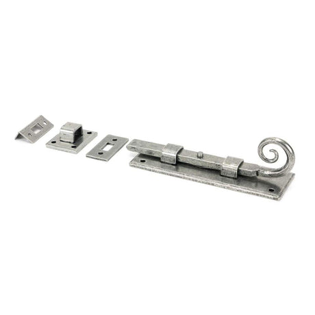 From The Anvil Accessories Pewter Patina / Straight Surface Bolts / 150mm / 6" From The Anvil - Pewter 6" Monkeytail Universal Bolt