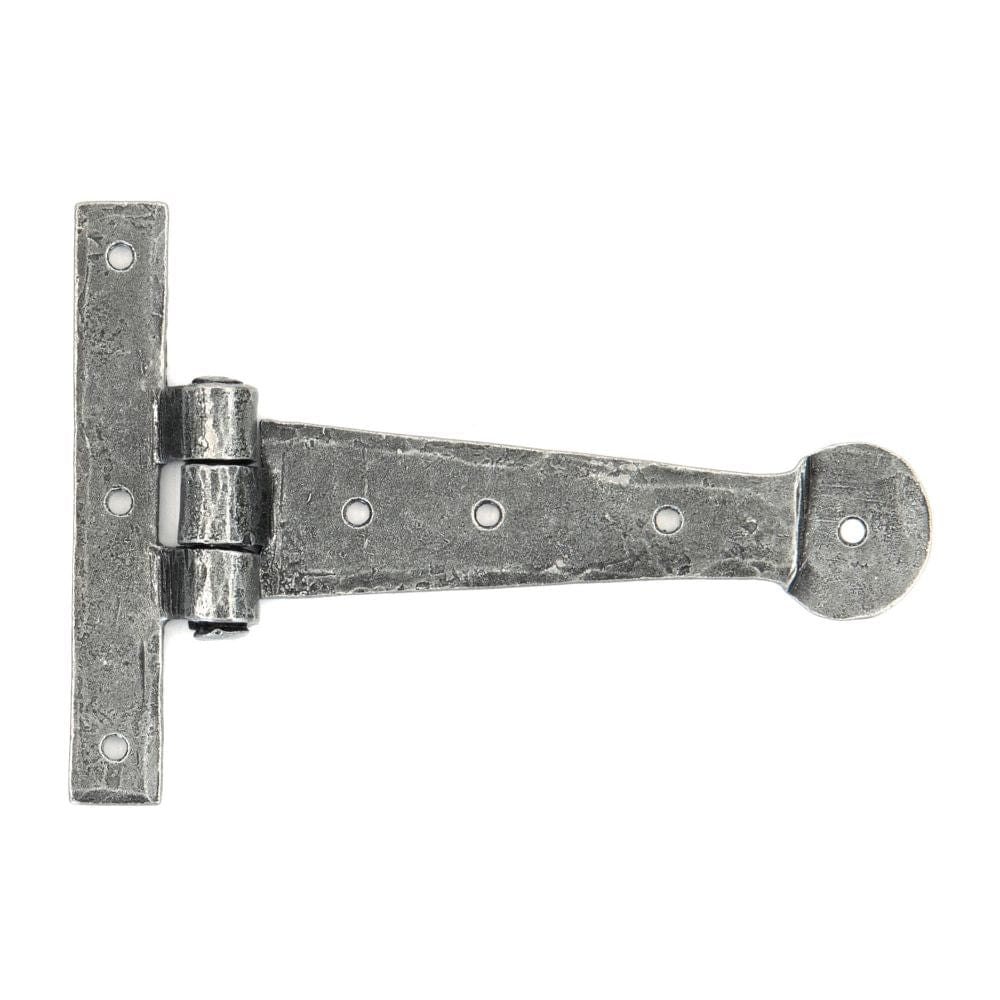 From The Anvil Hinges Pewter Patina / Tee Hinges / 6" (152mm) From The Anvil - Pewter 6" Penny End T Hinge (pair)
