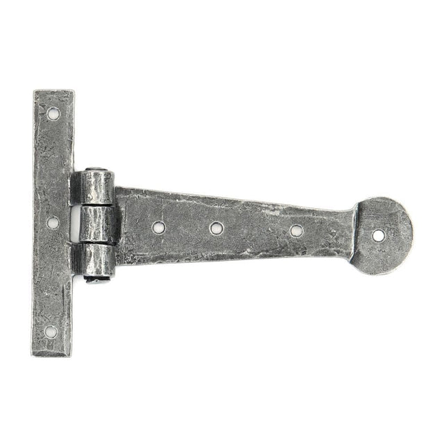 From The Anvil Hinges Pewter Patina / Tee Hinges / 6" (152mm) From The Anvil - Pewter 6" Penny End T Hinge (pair)