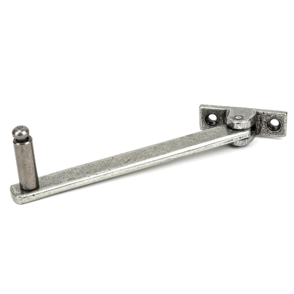 From The Anvil Window Furniture Pewter Patina / Roller Arm Stay From The Anvil - Pewter 6" Roller Arm Stay