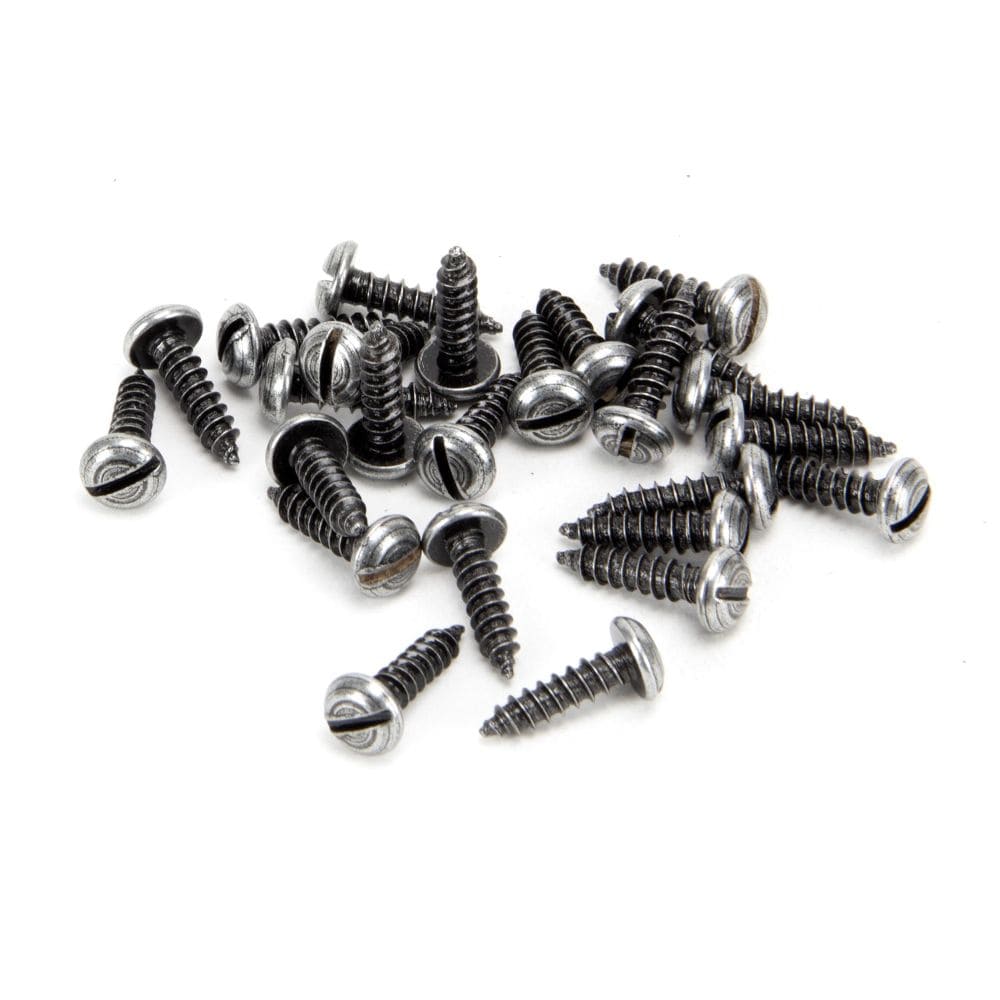 From The Anvil Accessories Pewter Patina / Fixing Packs From The Anvil - Pewter 6 x 1/2" Round Head Screws (25)